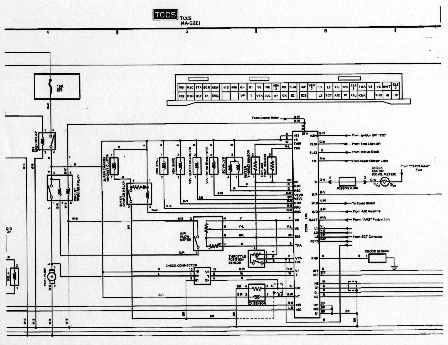 toyota mr2 ecu wiring diagram #1