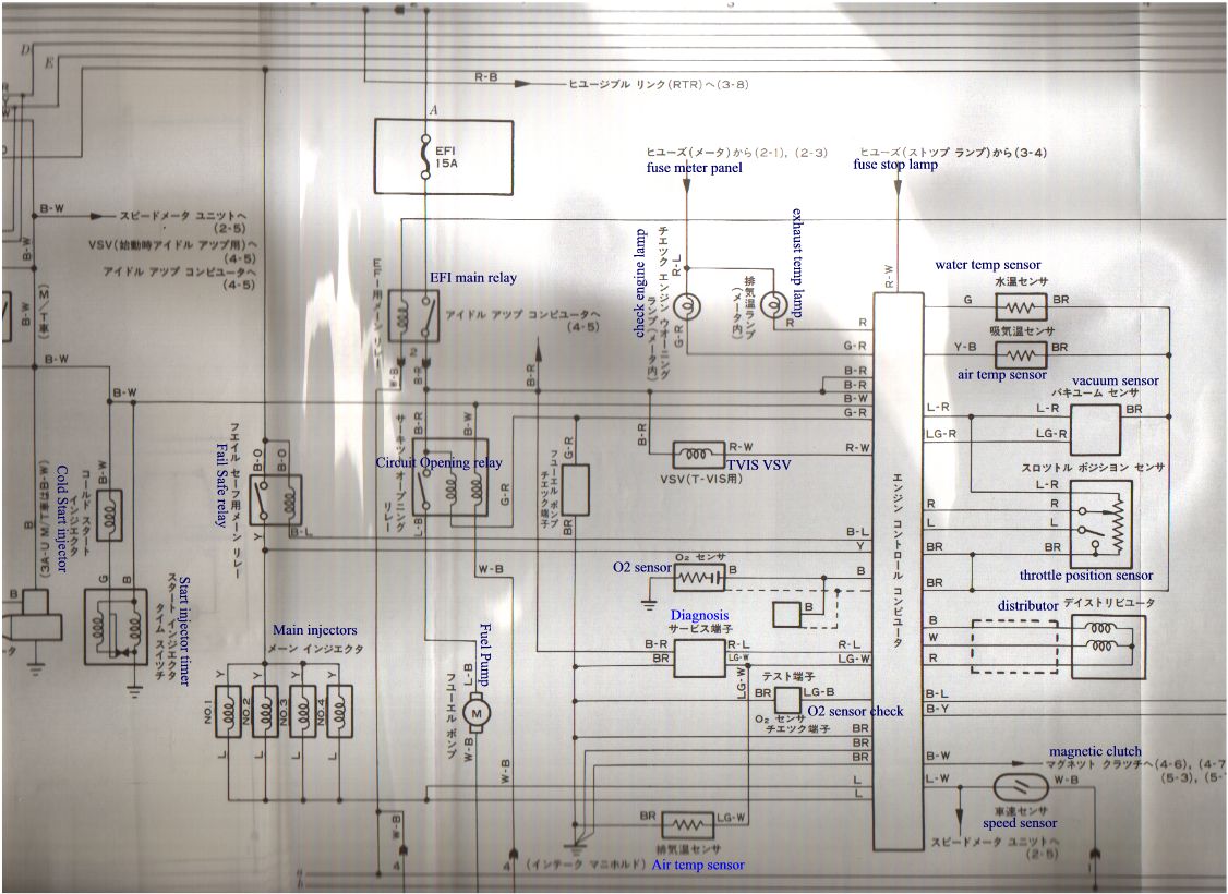 Toyota 4age ecu wiring diagram